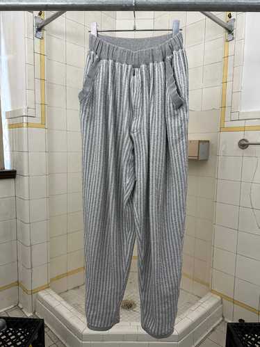1980s Issey Miyake Striped Knit Sweatpants - Size… - image 1