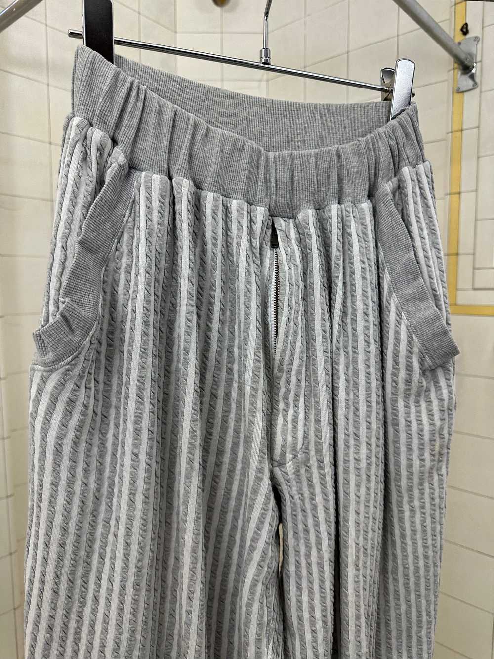 1980s Issey Miyake Striped Knit Sweatpants - Size… - image 7