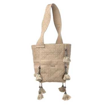 CHRISTIAN DIOR Canvas Embroidered D-Bubble Bucket… - image 1