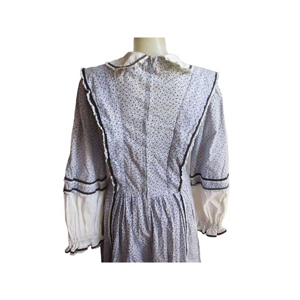 Vintage Handmade Prairie Dress Bonnet Womens 12/1… - image 12