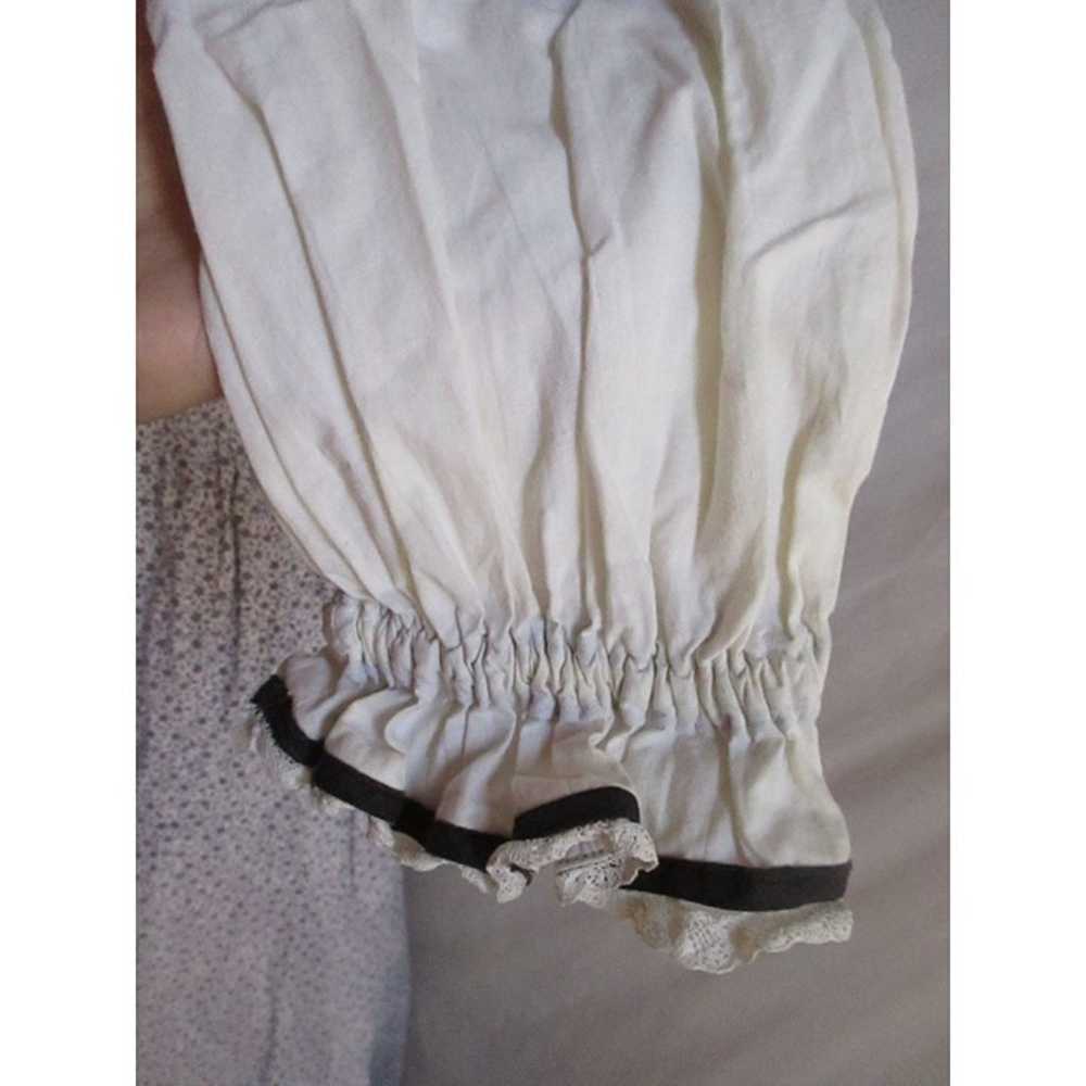 Vintage Handmade Prairie Dress Bonnet Womens 12/1… - image 4