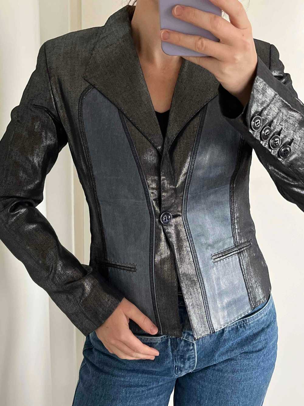 Versace silver jacket - image 2