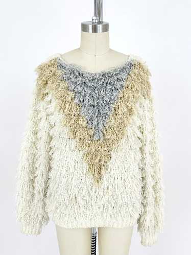 80s Shaggy Knit Sweater