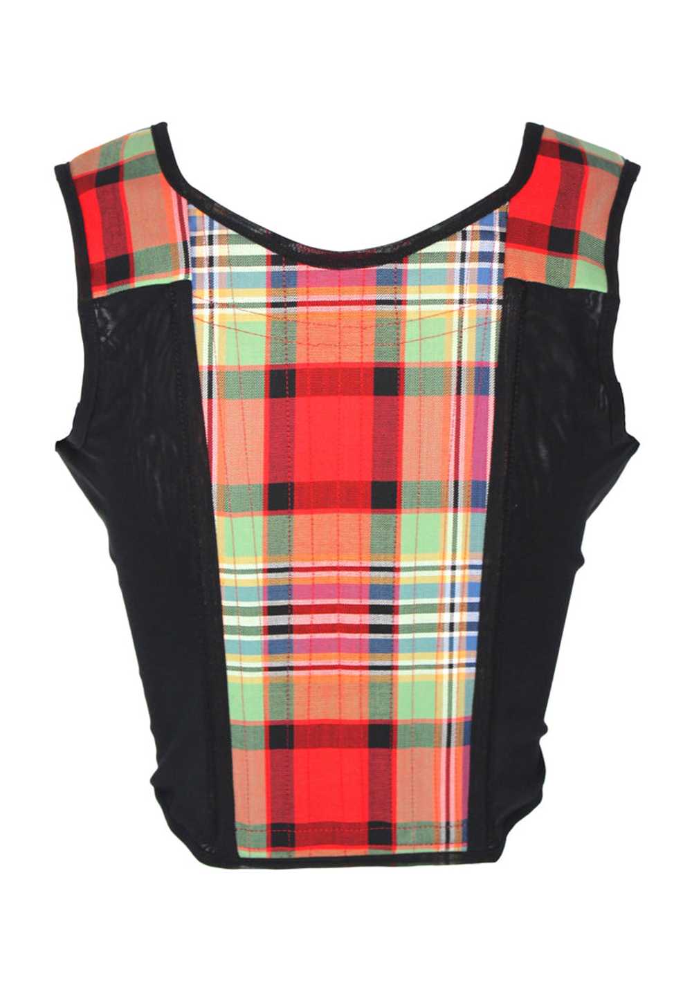 Vivienne Westwood Tartan Portrait Corset, SS22, U… - image 4