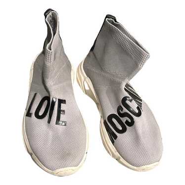 Moschino Love Cloth trainers