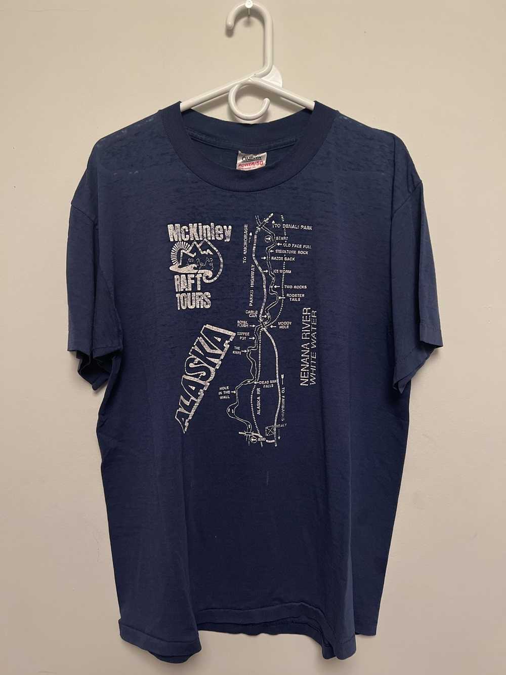 Vintage ALASKAN RAFT TOURS TEE - image 1