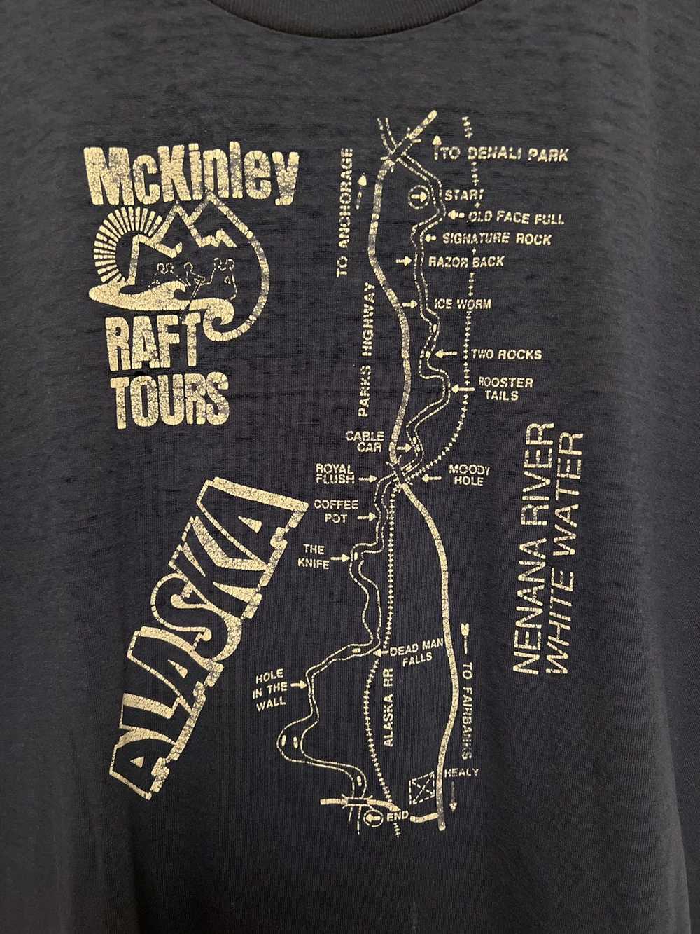 Vintage ALASKAN RAFT TOURS TEE - image 2