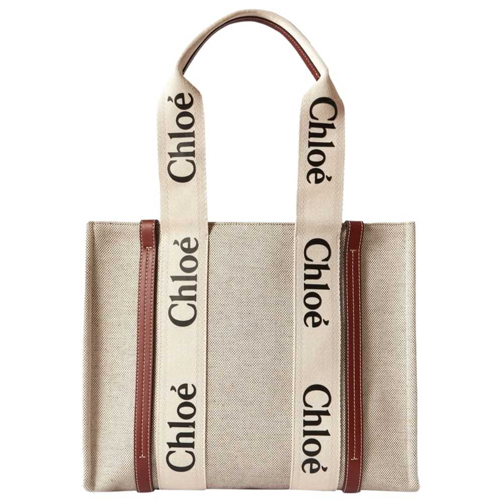 Chloé Woody leather tote - image 1