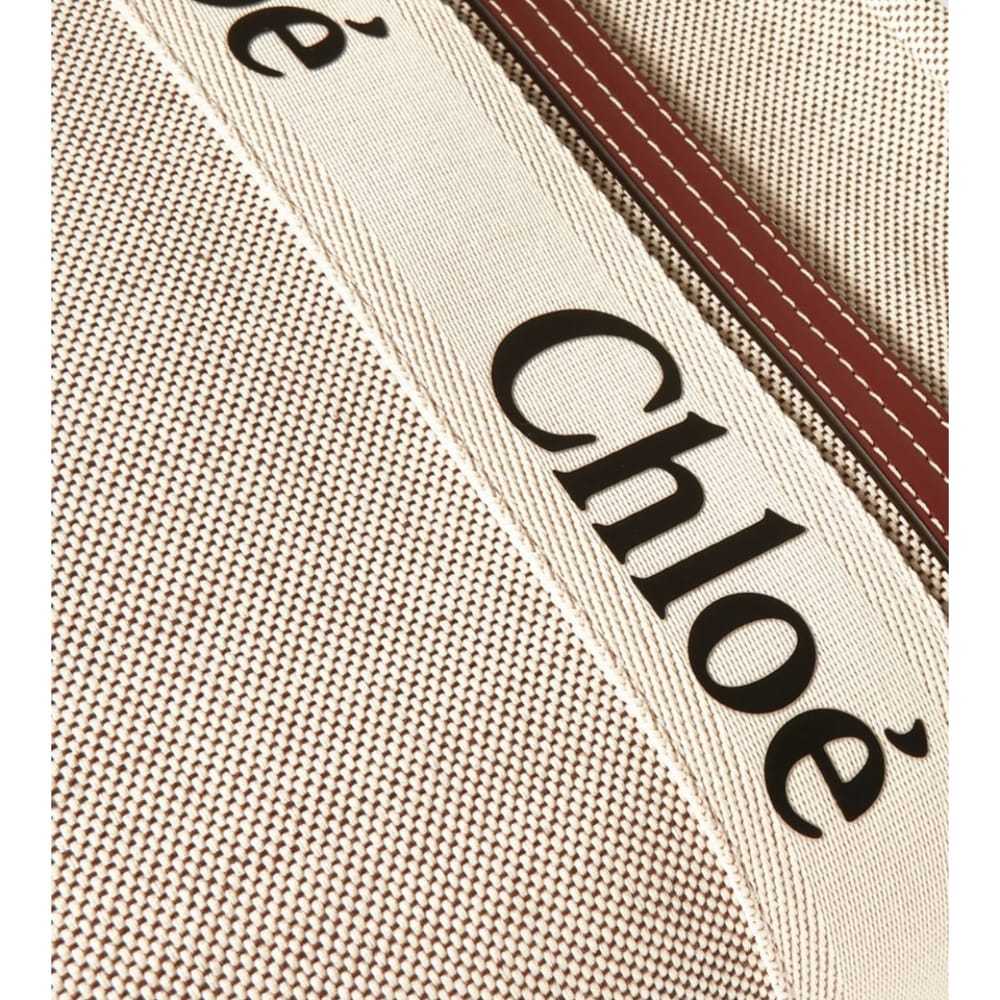 Chloé Woody leather tote - image 4