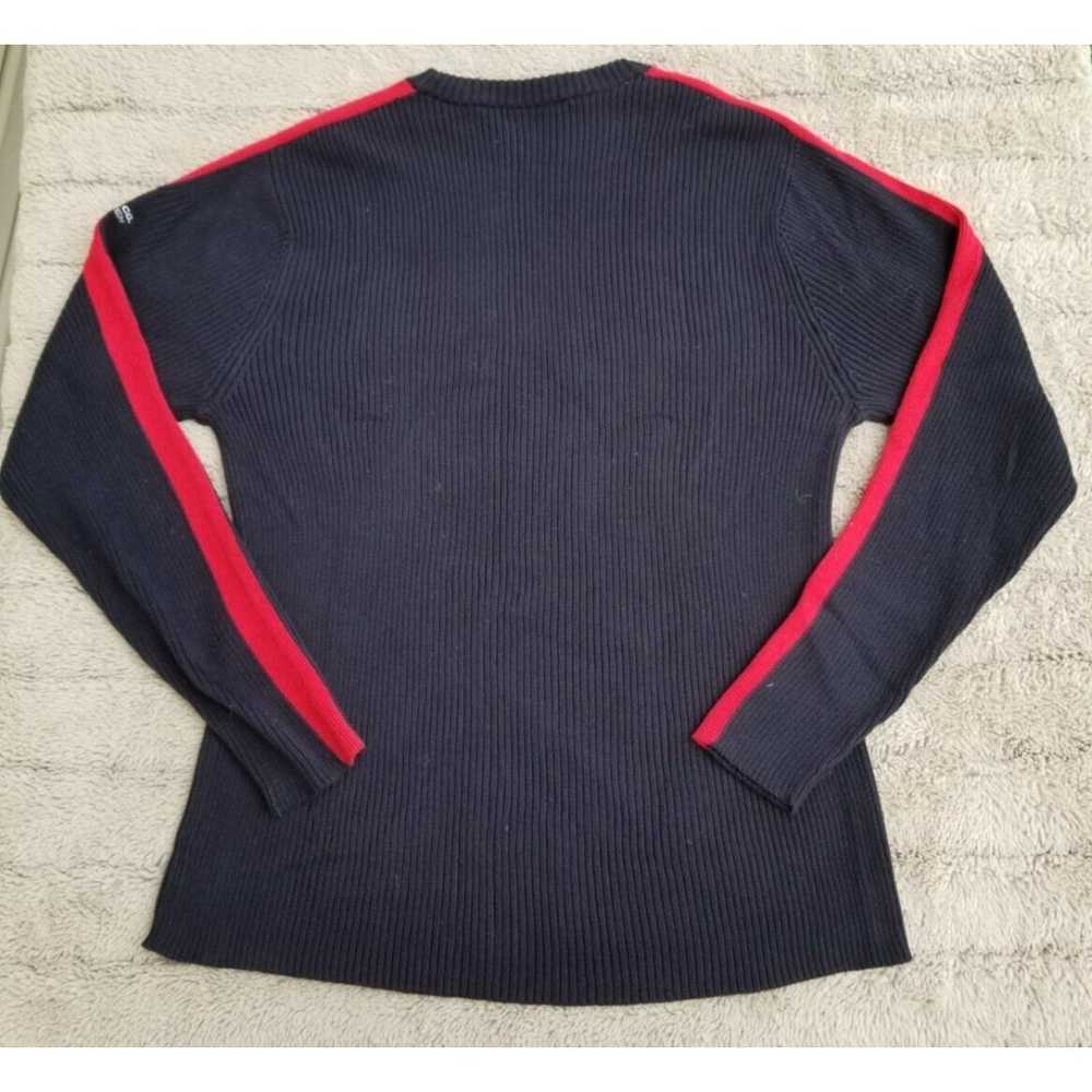 Polo Ralph Lauren Sweater Size XL Black/Red Embro… - image 3