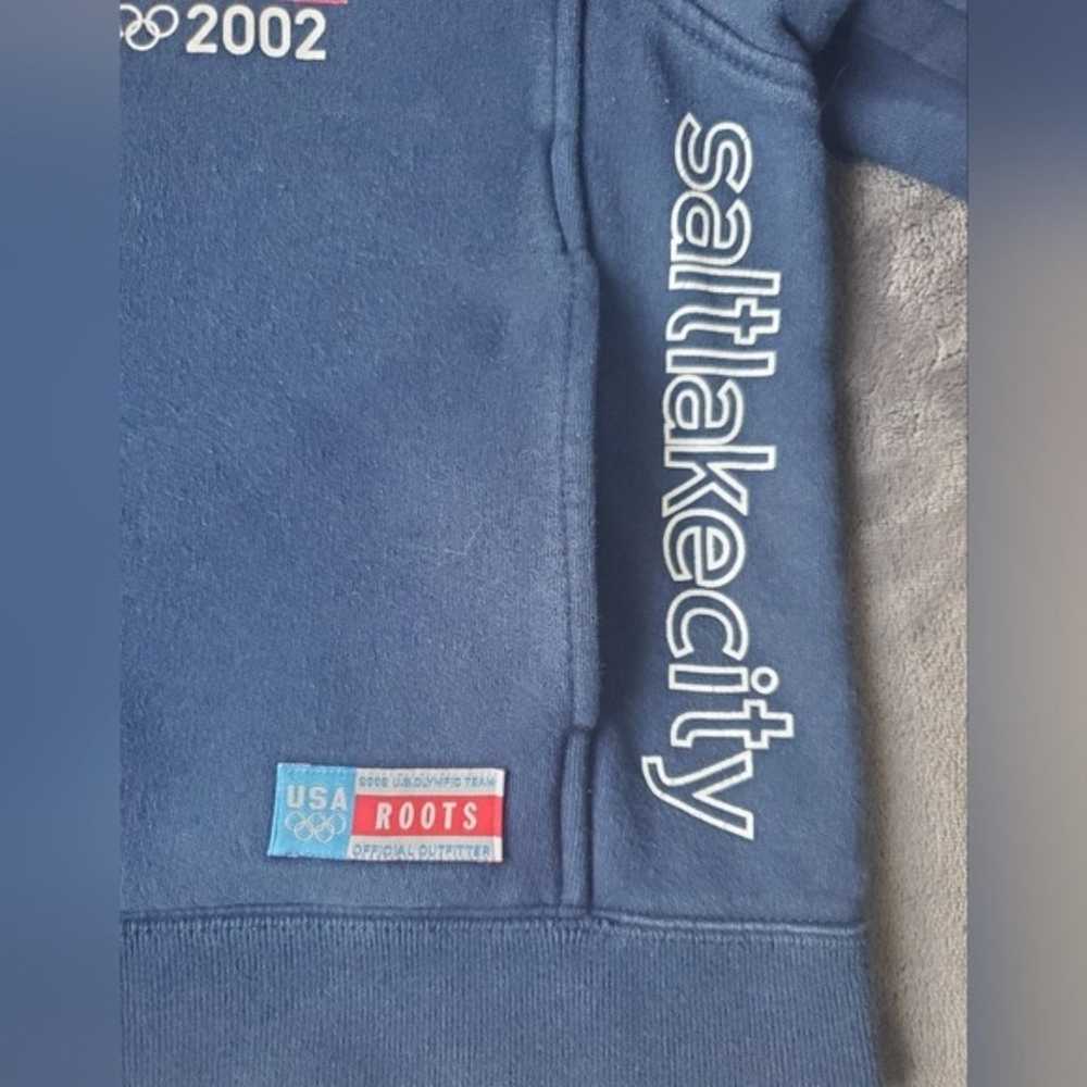 Roots Cropped Zip Up Hoodie Salt Lake City 2002 W… - image 2