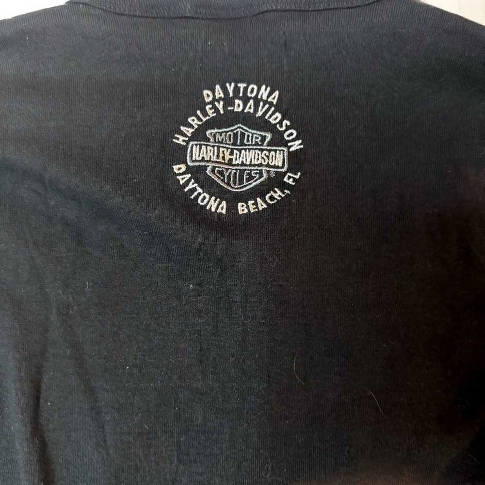 Vintage 90's Harley Davidson Embroidered Crop Top… - image 5