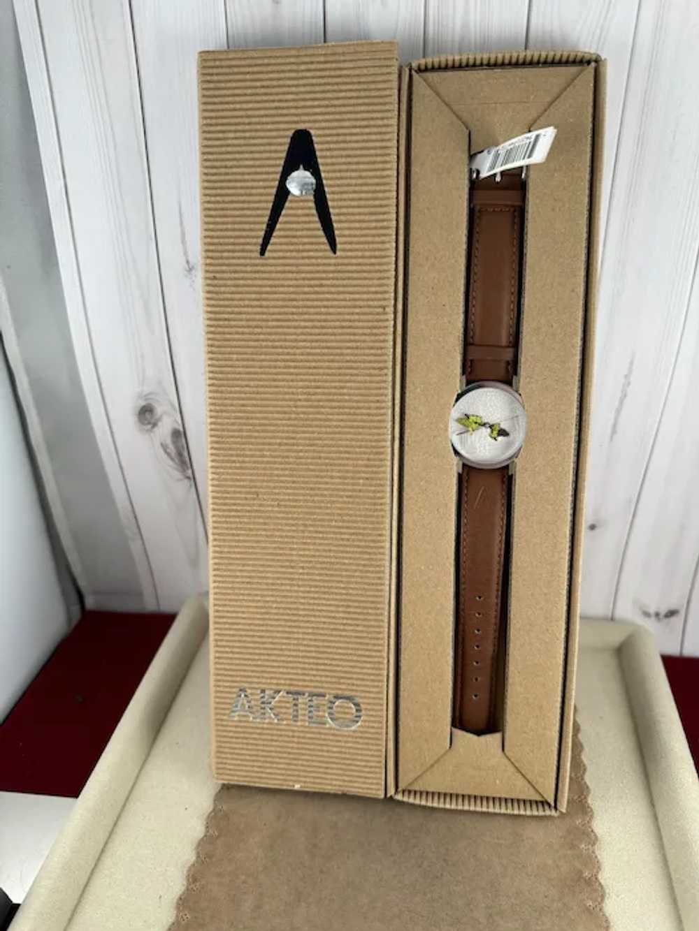 Vintage Akteo Wine Lovers New in box with Brown L… - image 2