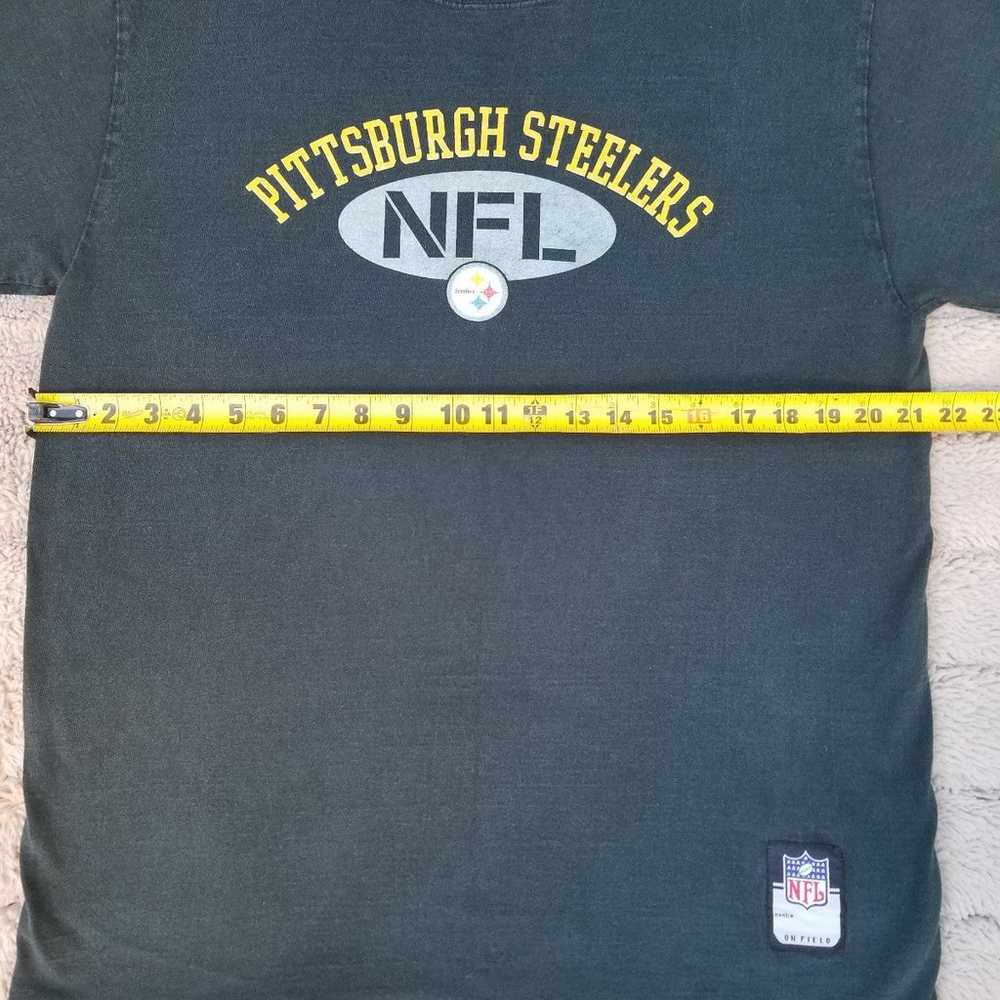 Vintage Reebok Pittsburgh Steelers Graphic Tshirt… - image 7