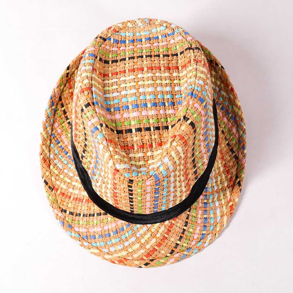 Other Fedora Hipster Hip Hop Hat Striped Straw We… - image 6