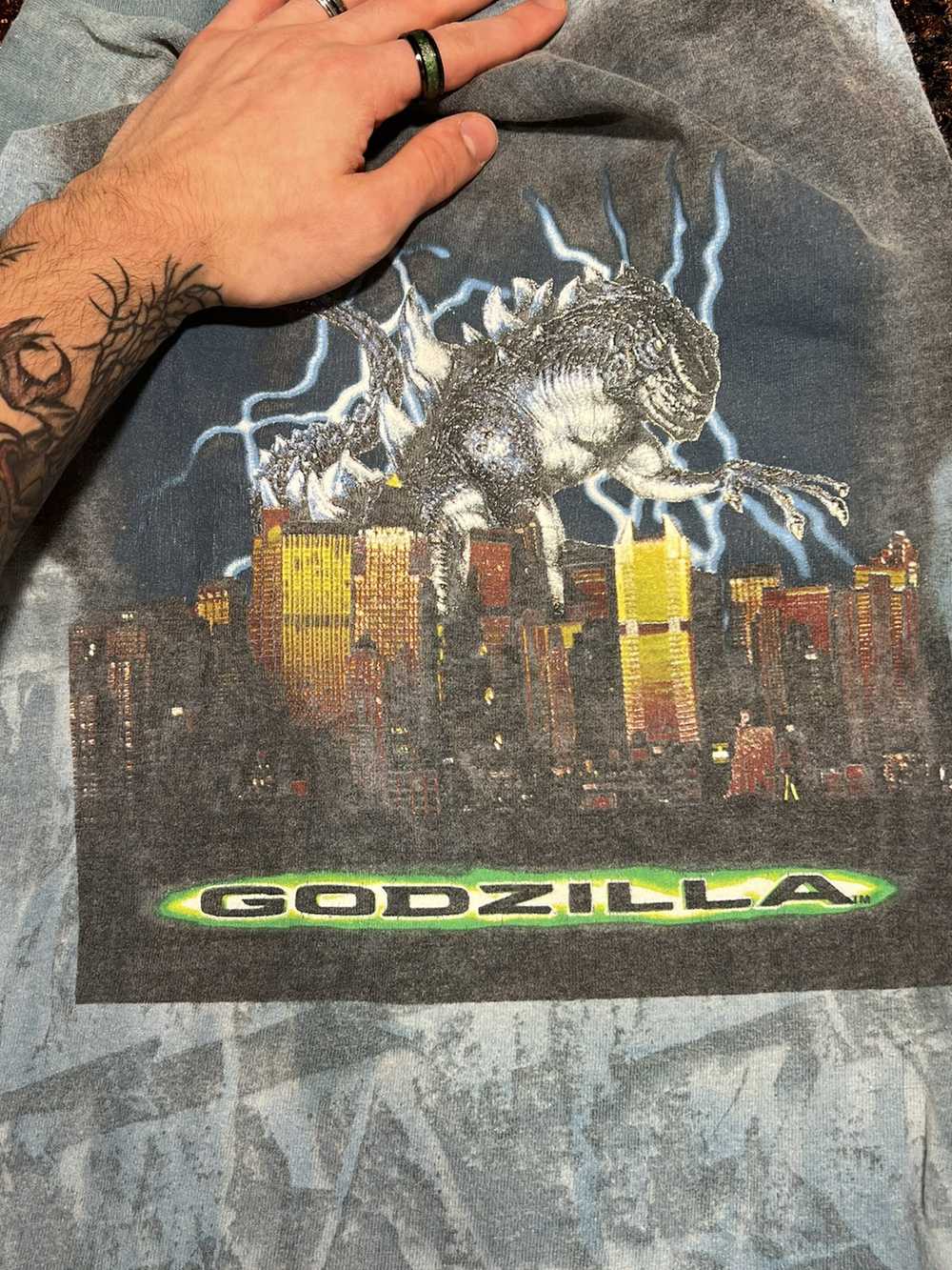 Vintage Old Licensed Godzilla Promo shirt - image 5