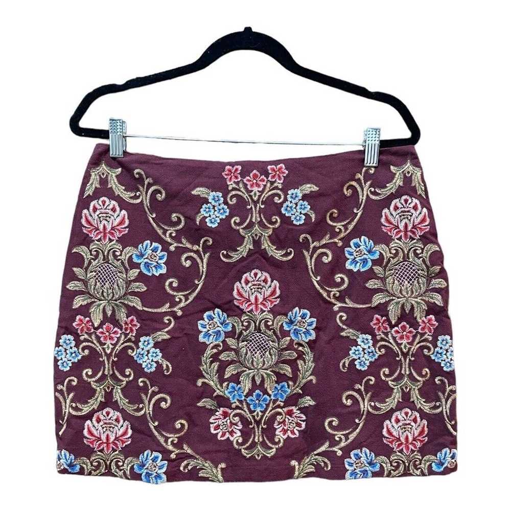 Other Umber Embroidered Skirt - image 1