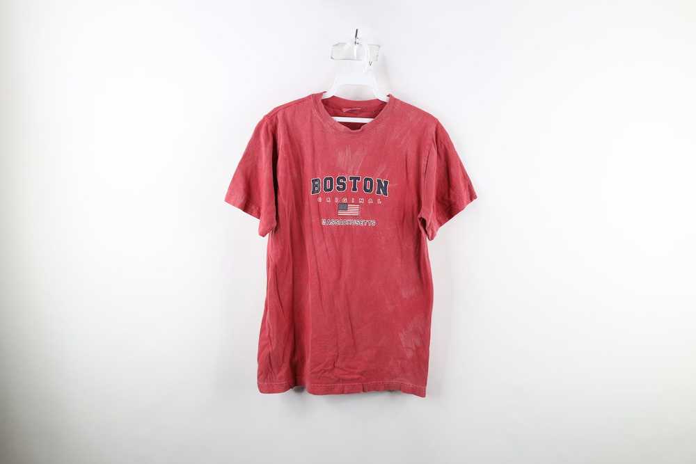 Vintage Vintage 90s Wash Spell Out Boston Massach… - image 1