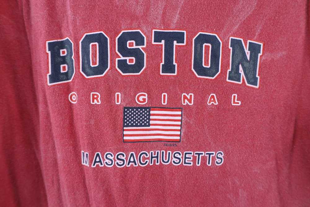 Vintage Vintage 90s Wash Spell Out Boston Massach… - image 4