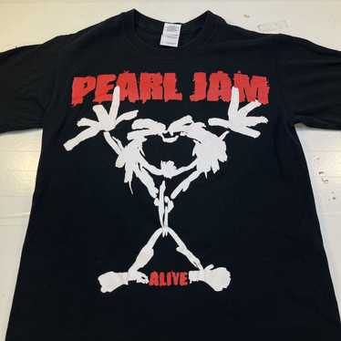 Gildan PEARL JAM ALIVE CONCERT TOUR Set List TEE … - image 1
