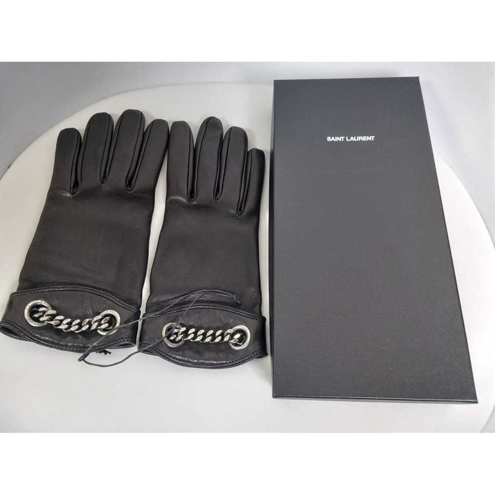 Saint Laurent Leather gloves - image 2