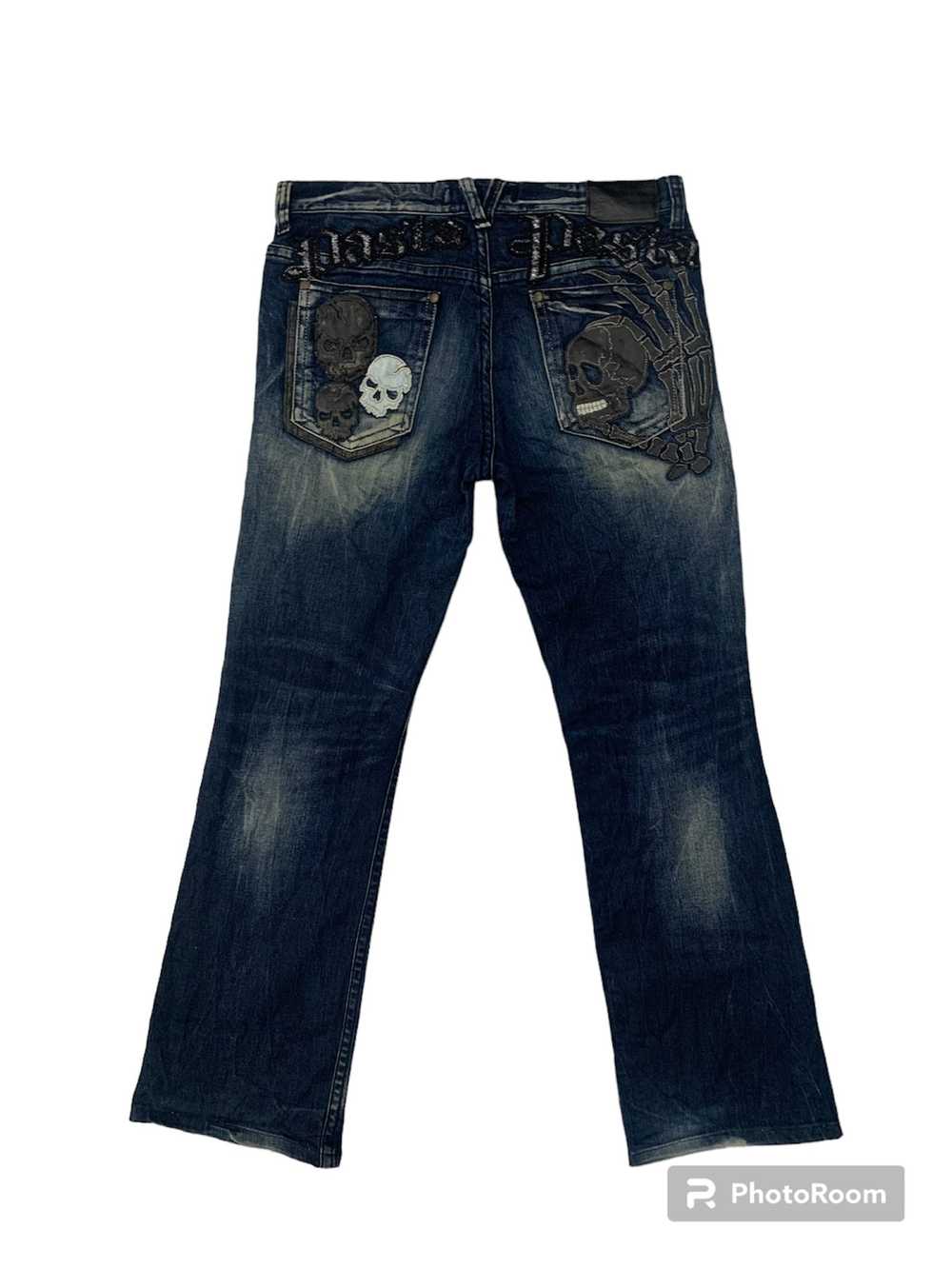 Hype × Skull Jeans × Streetwear Pasta Denim jean … - image 3