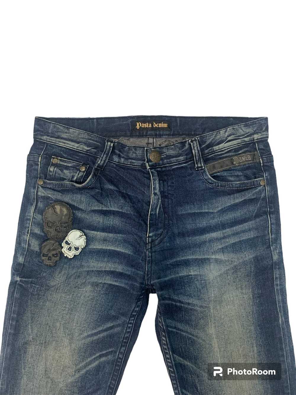 Hype × Skull Jeans × Streetwear Pasta Denim jean … - image 4
