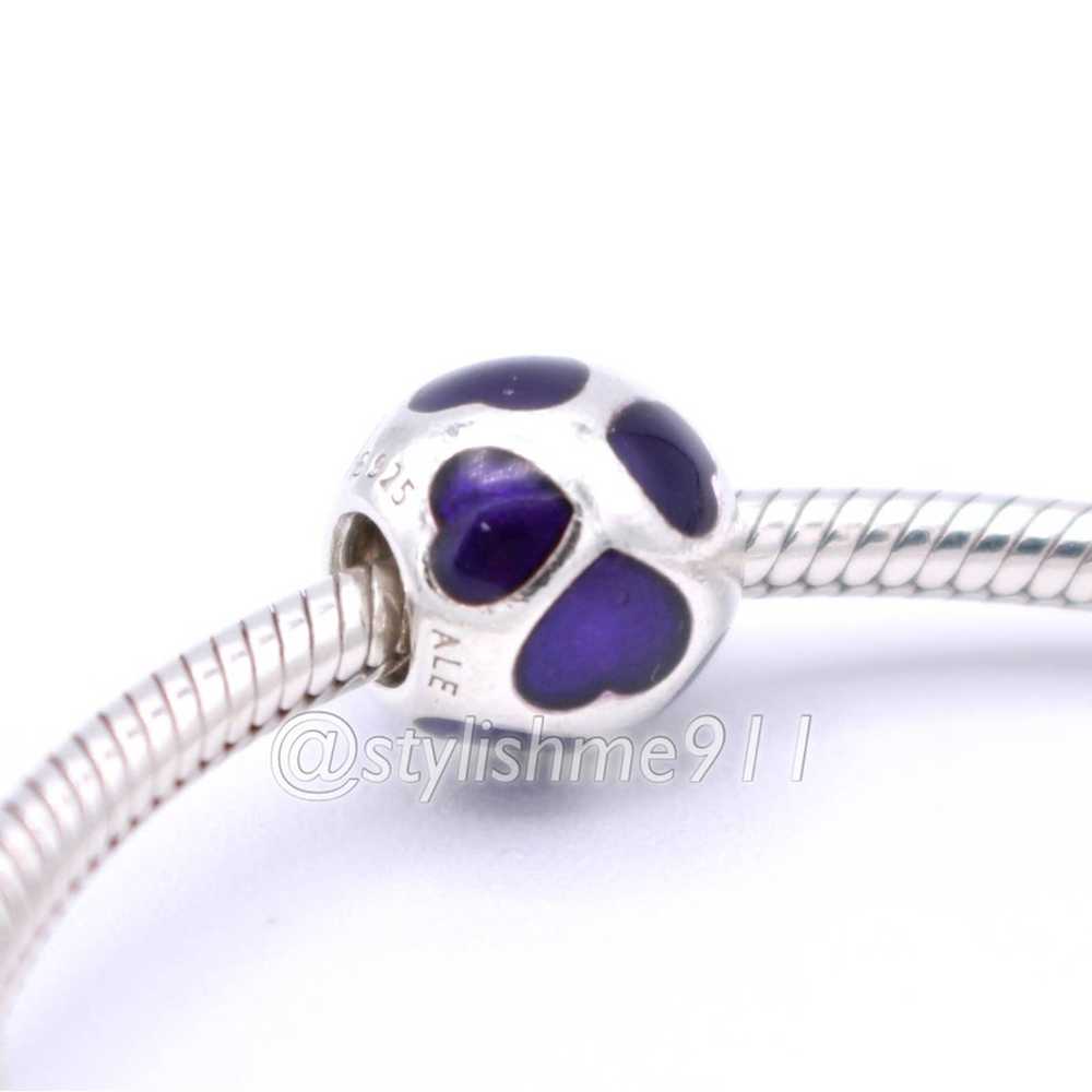 pandora Authentic Pandora Love You Violet Enamel … - image 4