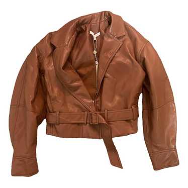 Jonathan Simkhai Vegan leather biker jacket