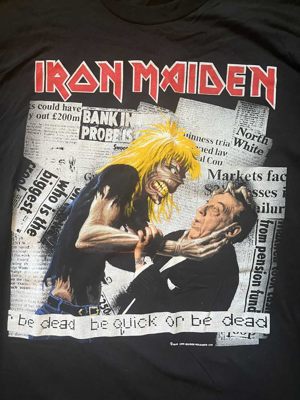 Iron Maiden × Rock T Shirt × Vintage Iron Maiden … - image 2