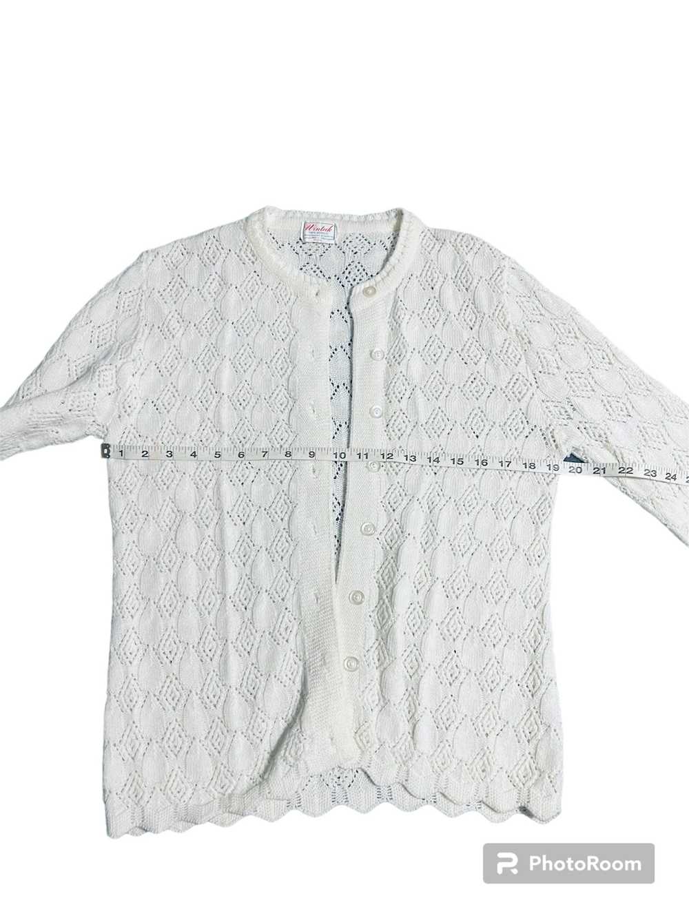 Vintage Wintuk 100% Acrylic Button Up Long Sleeve… - image 5