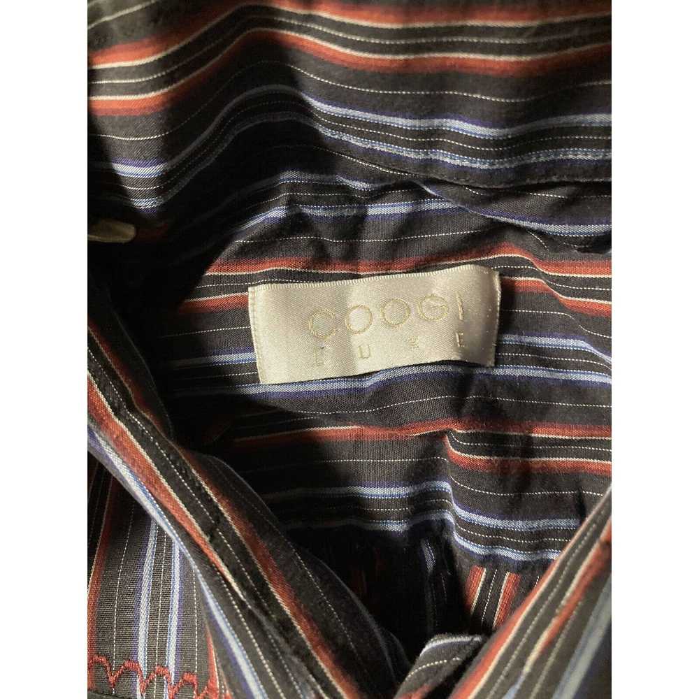 Coogi Coogie Luxe Striped Long Sleeve Button Down… - image 4
