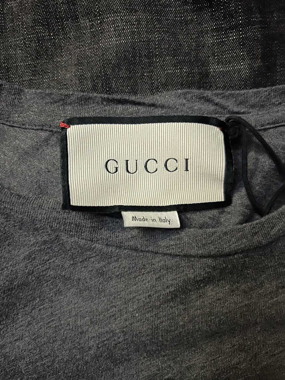 Gucci Grey on Grey Gucci T shirt - image 2