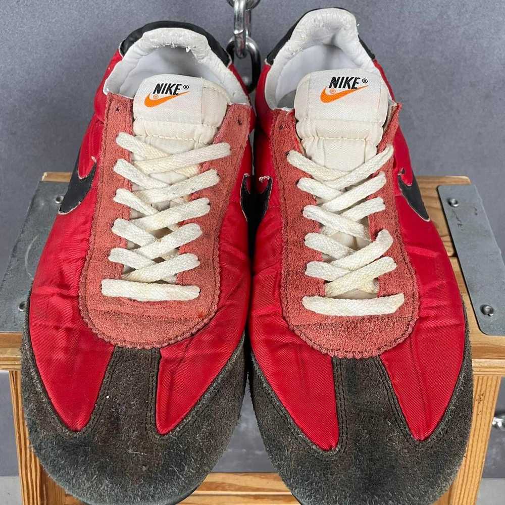 Nike Vintage nike waffle trainers red - image 3