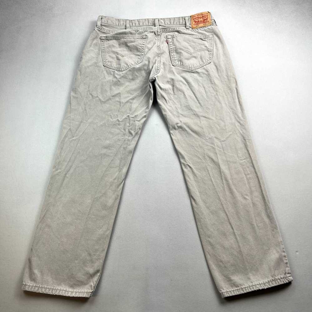 Levi's Levis 559 Jeans 38x32 Tan Denim Chino Rela… - image 1