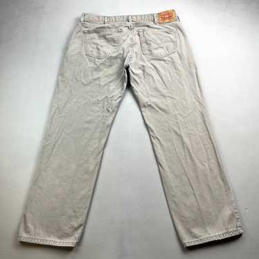 Levi's Levis 559 Jeans 38x32 Tan Denim Chino Rela… - image 1