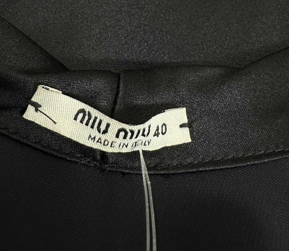 Miu Miu Silk Black Dress - image 8
