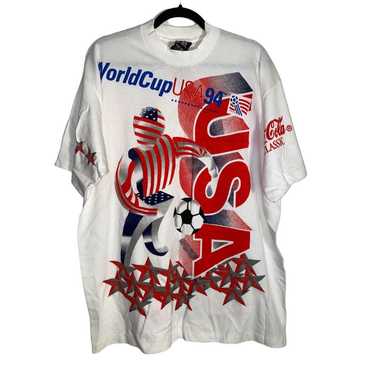 Vintage Vintage World Cup Shirt 1994 Coca Cola Al… - image 1