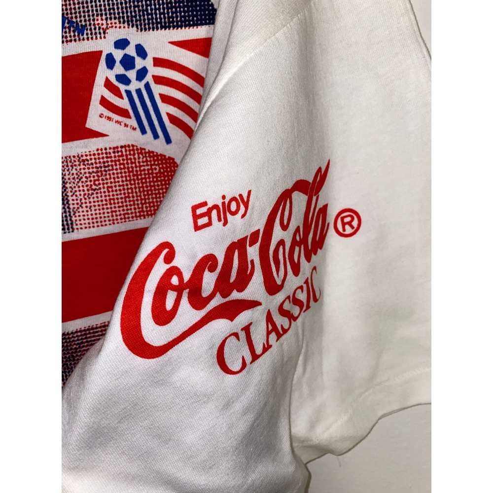 Vintage Vintage World Cup Shirt 1994 Coca Cola Al… - image 4