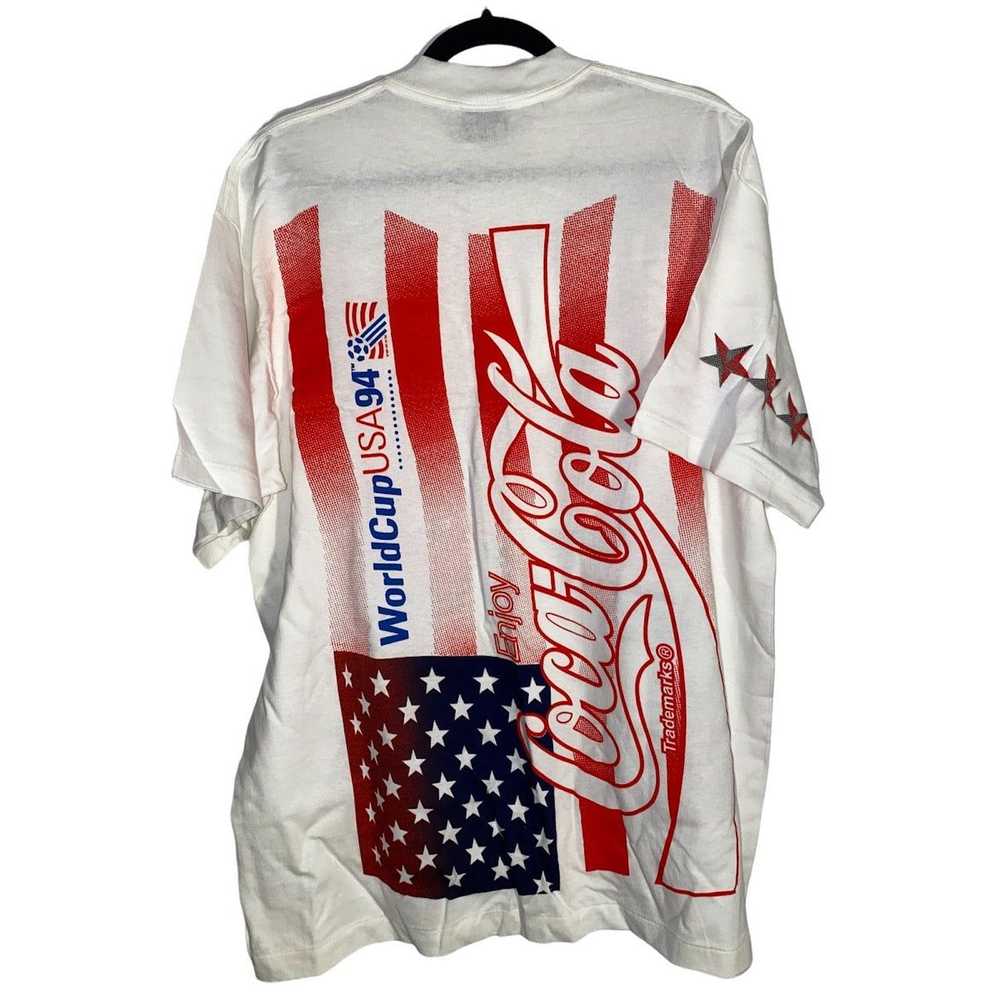 Vintage Vintage World Cup Shirt 1994 Coca Cola Al… - image 6