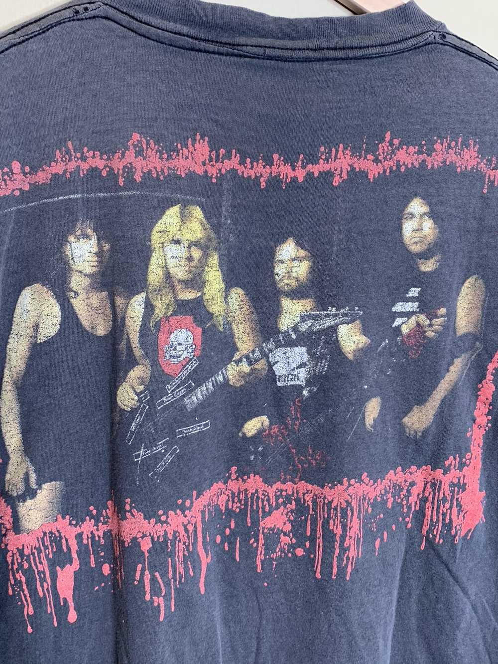 Band Tees × Slayer × Vintage *RARE* Vintage 1990 … - image 4
