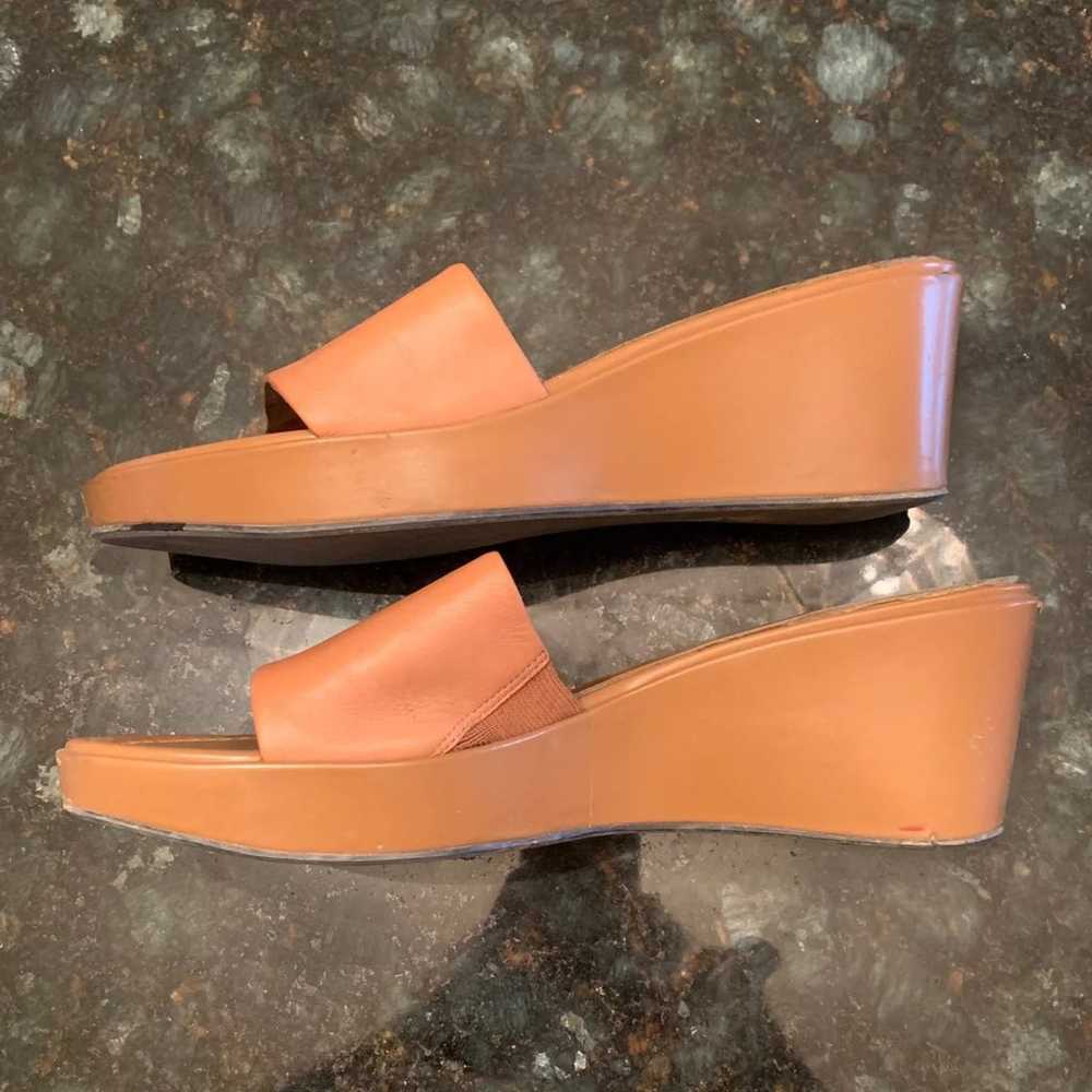 Nude Wedge Sandals - image 5