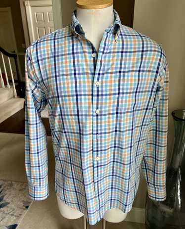 Peter Millar Peter Millar casual button up blue pl