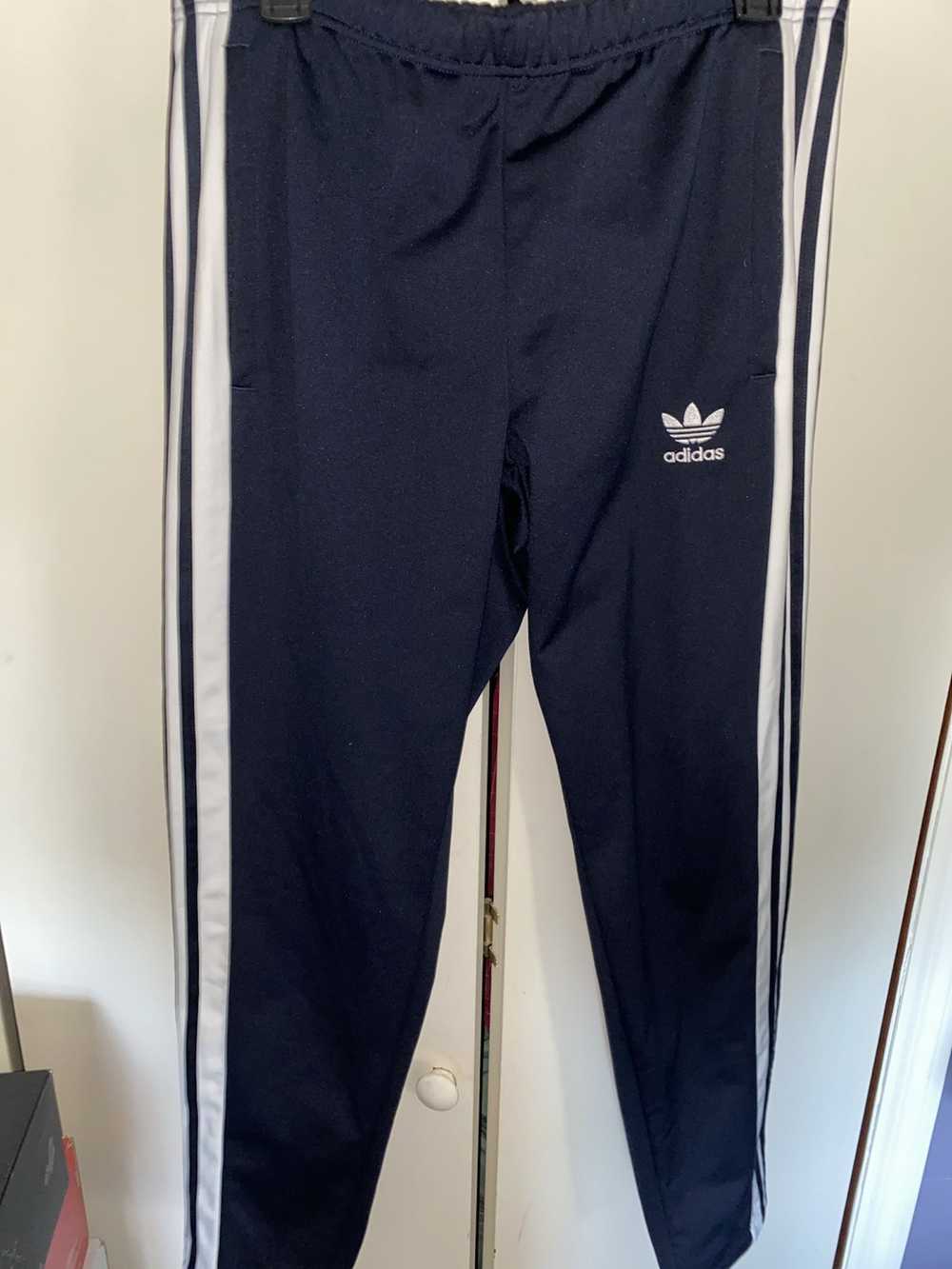 Adidas Adidas Navy Blue Snap-On Sweatpants ⚠️READ… - image 1