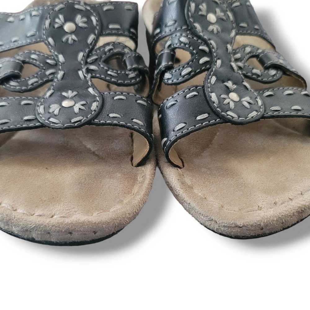 Cobbie Cuddlers Bailey Women's Leather Sandals Bl… - image 2