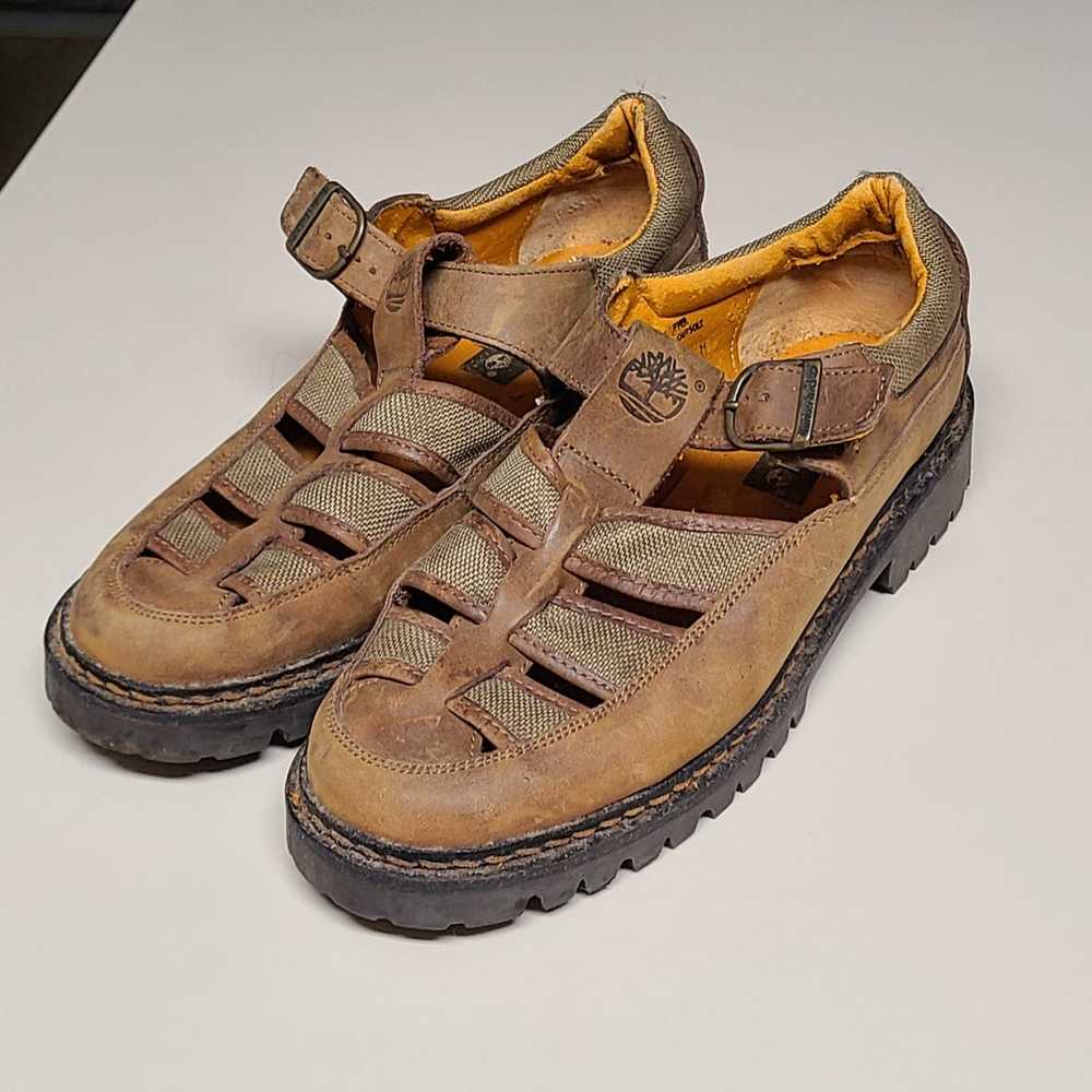 Vintage Timberland Lucinda leather sandals size 9 - image 1