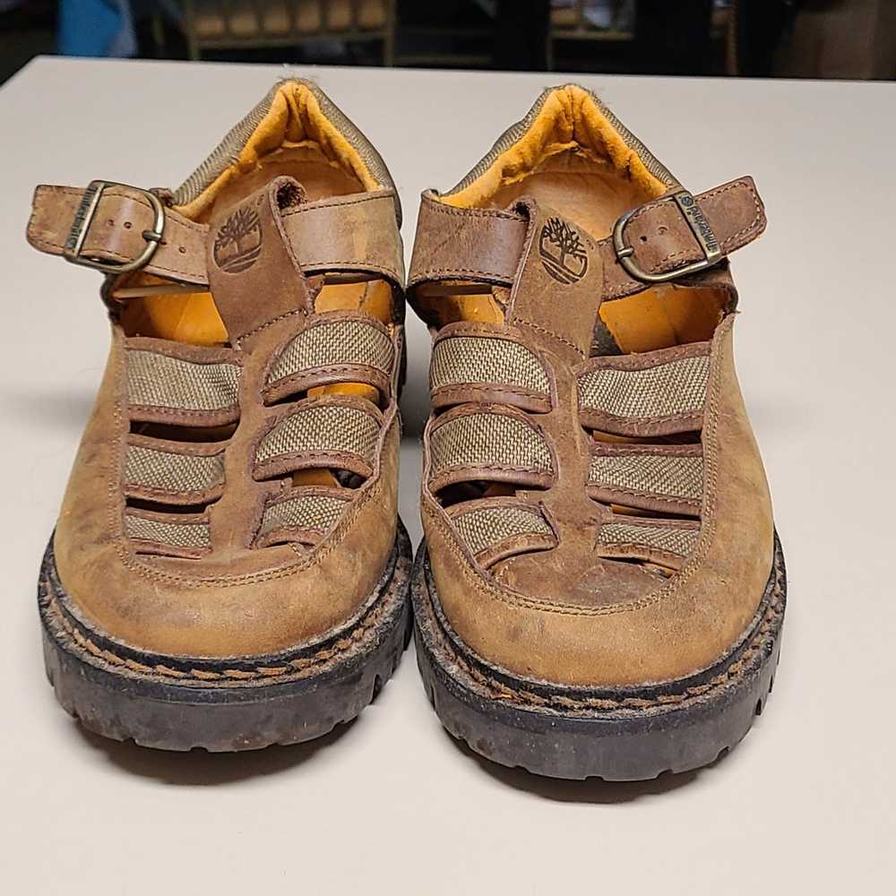 Vintage Timberland Lucinda leather sandals size 9 - image 3