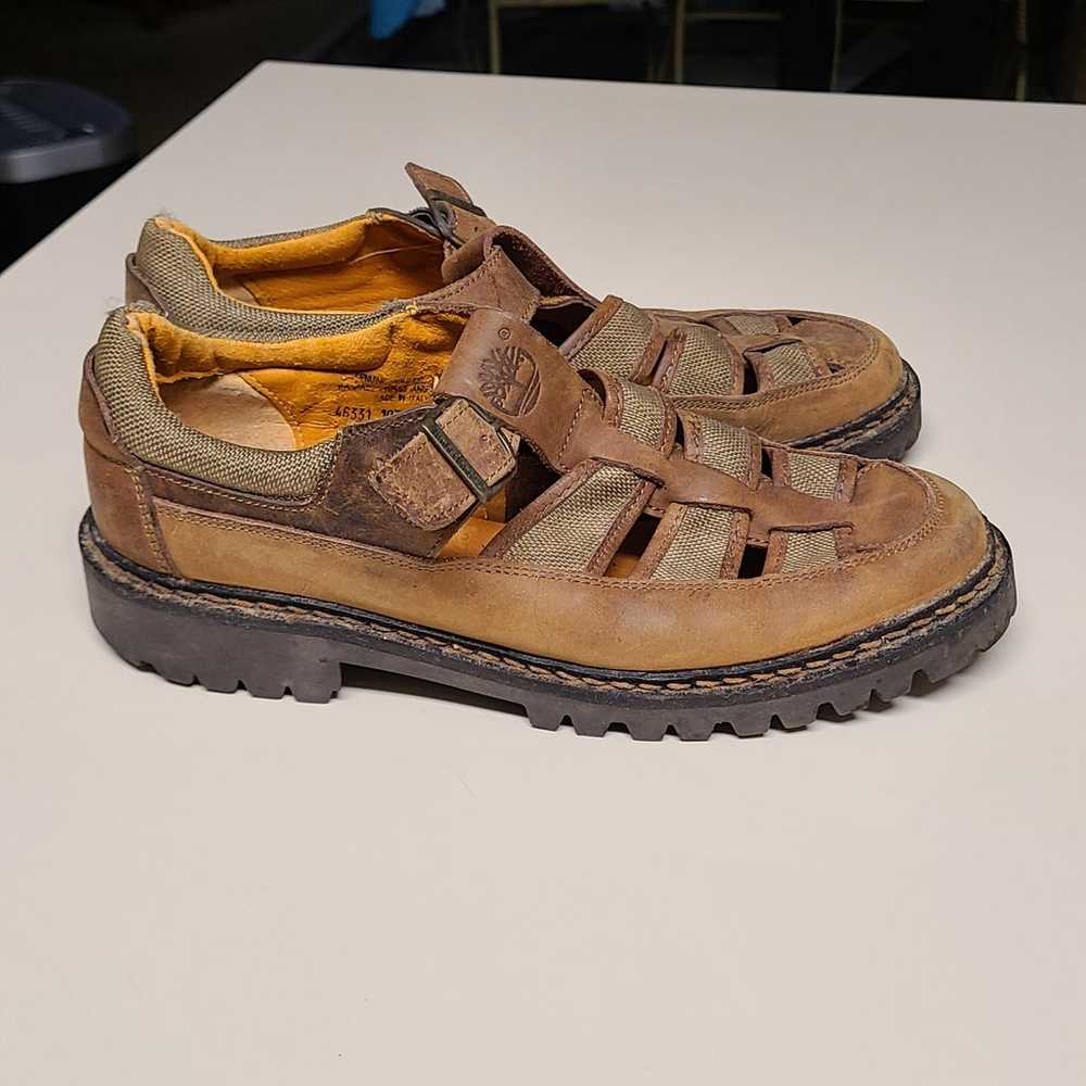 Vintage Timberland Lucinda leather sandals size 9 - image 5