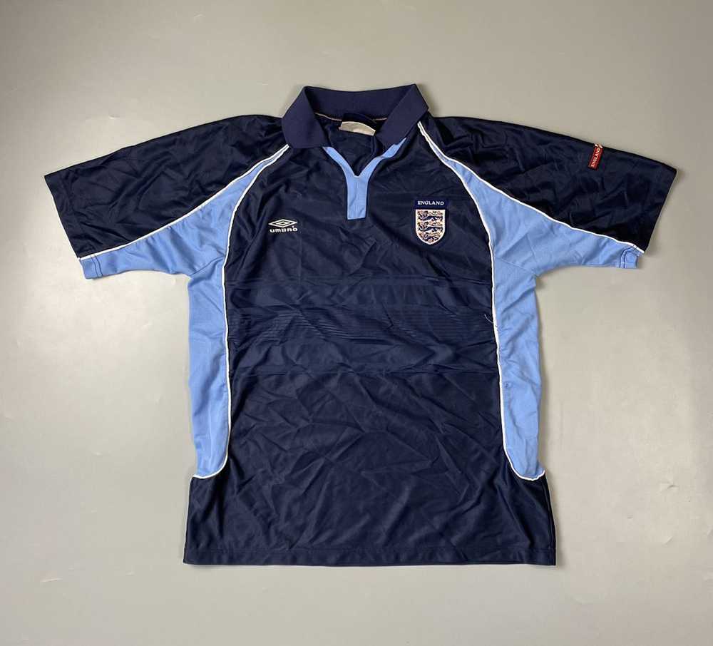 Soccer Jersey × Sportswear × Vintage England Umbr… - image 1