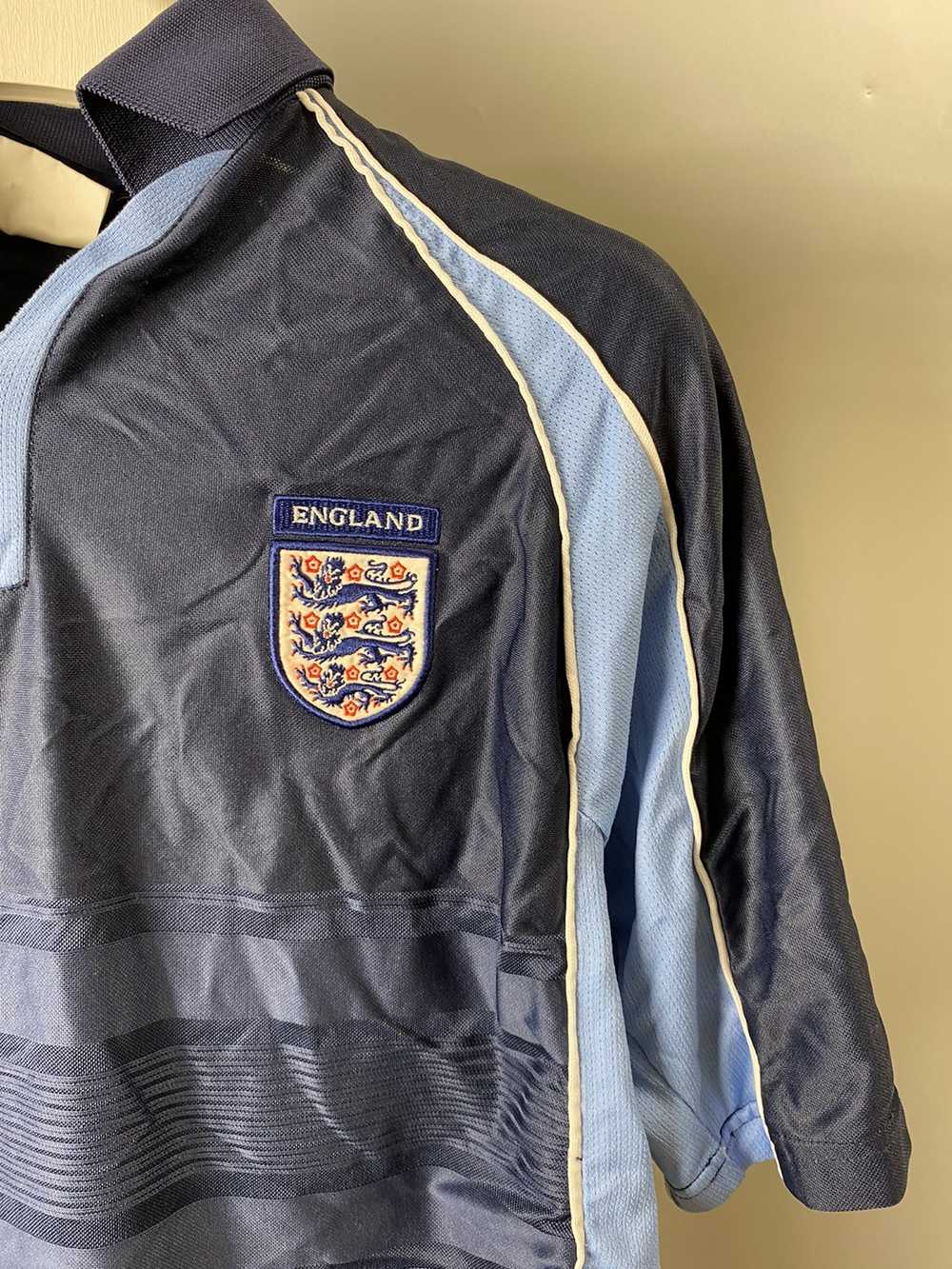 Soccer Jersey × Sportswear × Vintage England Umbr… - image 6
